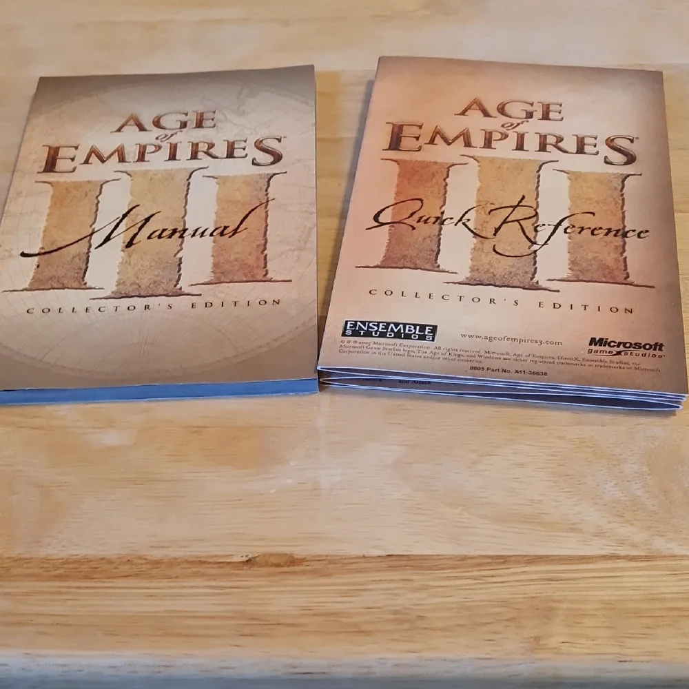 Microsoft Age of Empires III - Boxed Set, Vintage 1990s, GUC, Weighs 6Lb.
